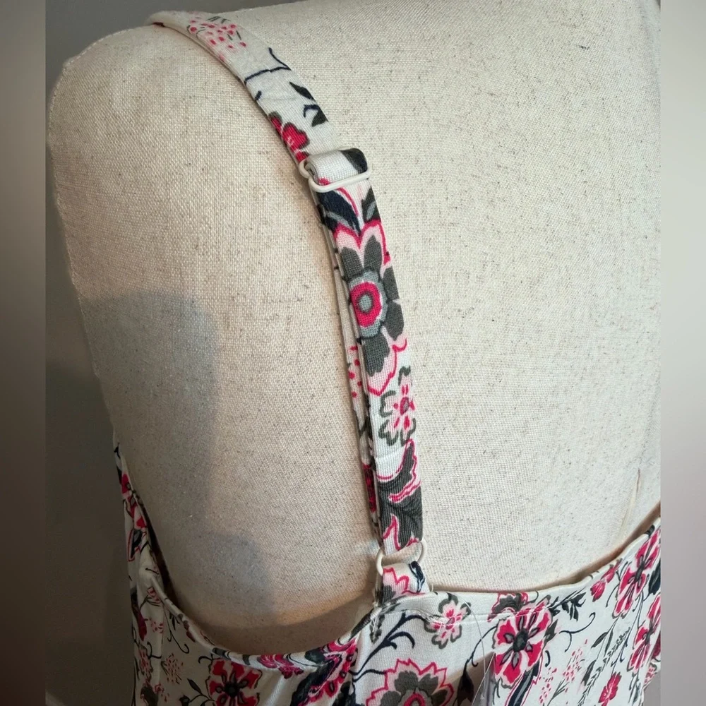 NWT Torrid Supersoft Floral Ivory Tie Front Midi Dress -Torrid Size 3 (22-24,3X) - Picture 10 of 16